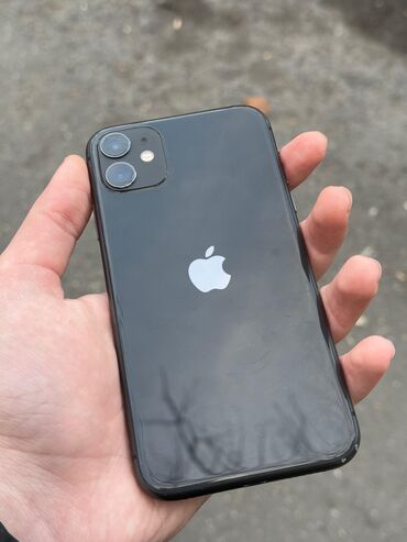 iphone komputer: IPhone 11, 128 GB, Qara, Face ID, Simsiz şarj