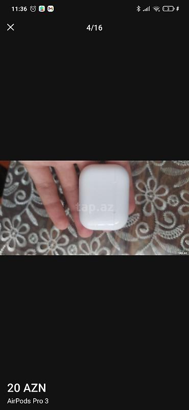 Qulaqcıqlar: Yeni Simsiz (Bluetooth) Qulaqcıqlar, Apple, rəng - Ağ — 14