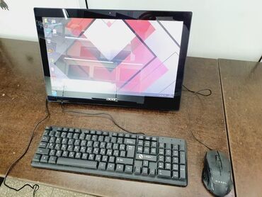 клавиатура с мышкой: Компьютер, ОЗУ 4 ГБ, Для несложных задач, Б/у, Intel Celeron, SSD