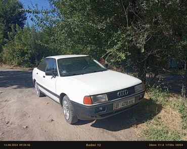 машина автомабил: Audi 80: 1987 г., 1.8 л, Механика, Бензин, Кабриолет