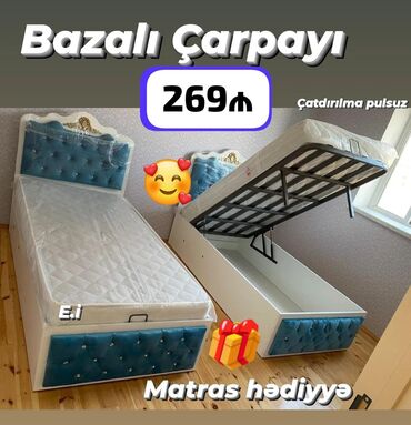 çarpayı satılır: Çatdırılma pulsuz matras 🎁