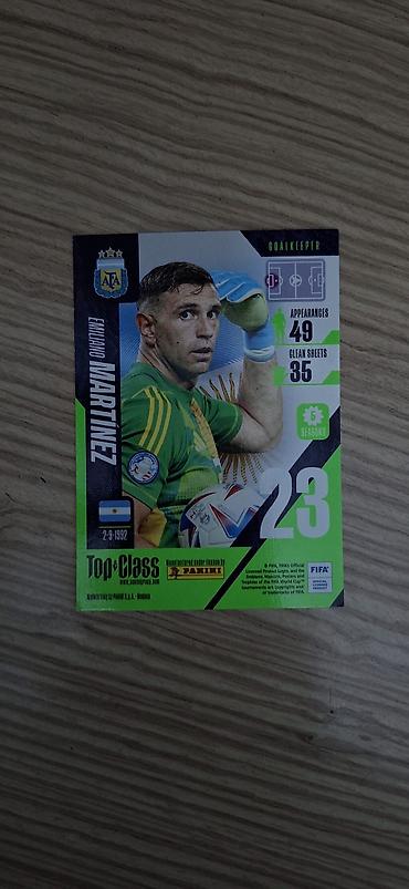 Digər: Emiliano Martinez Original panini tc kart Fifa oficialy əla vəzyət — 2