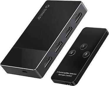 Audio və video kabellər: 🔥 **ORICO HD-3H-GY-BP – HDMI 3-IN 1-OUT Switcher, HDMI 2.0, 4K@60Hz** — 1