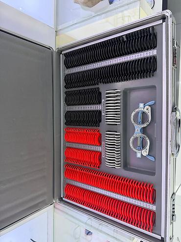 acar desti: Optik linza sınaq dəsti – alüminium çemodan içində tam komplekt - — 2