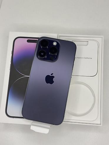 чехол редми 14 с: IPhone 14 Pro, Б/у, 256 ГБ, Deep Purple, Коробка, 78 % — 1