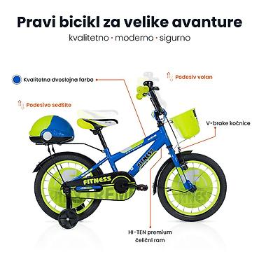 scott srbija: CROSSER Dečija bicikla 16" Fitness plavo‑zelena – SM-1 Pravi izbor za — 2