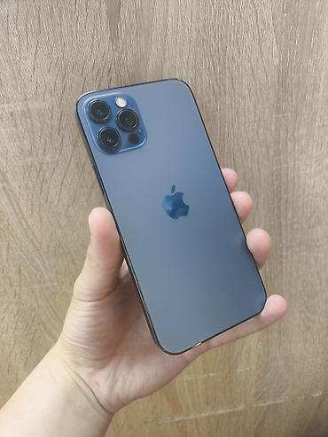 ipone 12 pro: IPhone 12 Pro, Б/у, 128 ГБ, Pacific Blue, Защитное стекло, 100 % — 1