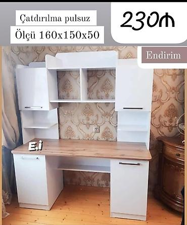masa ev: Düz masa, Polkalı, Siyirməli, Zəmanətli, Kredit yoxdur — 1
