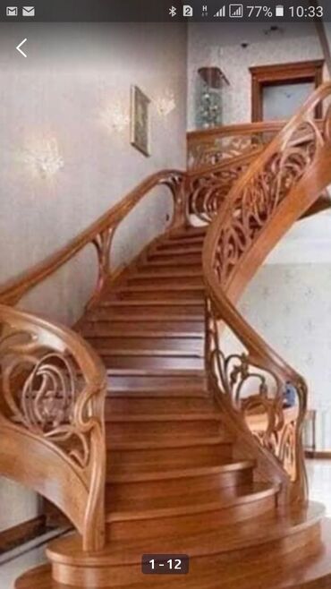 Обшивка лестниц: Обшивка лестниц Материал: Шпон, Гарантия — 17