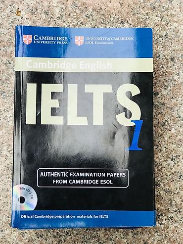 kitab alan: Məhsul: Cambridge IELTS rəsmi sınaq kitabları dəsti təmiz vəziyyətdə — 1
