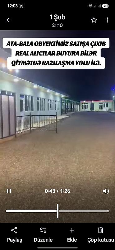 Kommersiya daşınmaz əmlakının satışı: Satılır: “Ata-Bala” ictimai-iaşə obyektı - Təyinat: restoran/kafe — 9