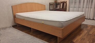 кровать полуторка с матрасом купить недорого: Двуспальная кровать, Б/у, С матрасом, длина - 1950 см