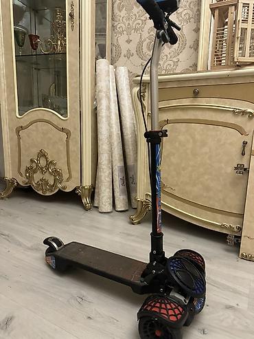 Электротранспорт: Uşaq üçün üç təkərli elektrikli skuter - Dizayn: ön hissədə hörümçək — 4