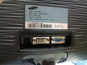 самсунг м30: Монитор, Samsung, Колдонулган, LED, 19" - 20"