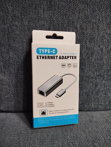 Адаптер USB Type‑C — Ethernet (RJ45) Высокая скорость 3.2 📍Самовывоз
