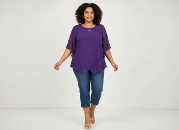 Bluzki: REGINA FASHION, Bluzka damska, rozmiar 4XL