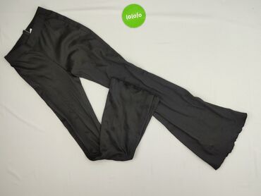 stradivarius woskowane spodnie z wysokim stanem: H&M Divided, Material trousers for women, size XS (EU 34)