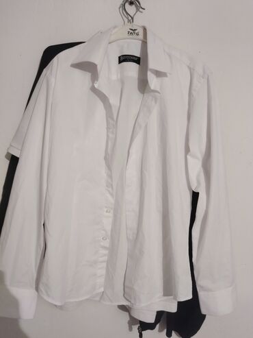 платье рубашка батал: Рубашка S (EU 36), цвет - Белый