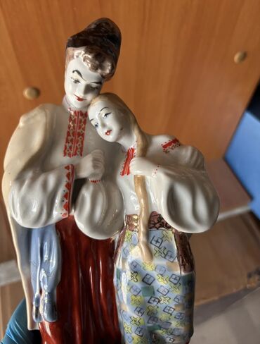 Статуэтки: «Майская ночь» 1 Сорт фарфор СССР 1 500 сом Штоф графин ЛФЗ идеальн — 4