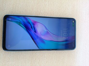 islenmis kondisanerler: Redmi Note 9, 128 GB, rəng - Göy, Barmaq izi, İki sim kartlı