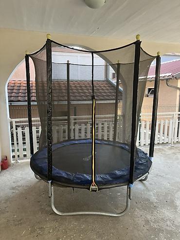 decija soba za devojcice: Trampolina sa zaštitnom mrežom - Prečnik približno 180 cm -Slabo — 1