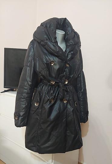 Personal Items: Ženska zimska jakna/kaput u crnoj boji - Model: puffer-parka sa — 2