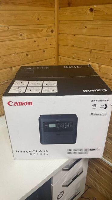 Принтеры: Продаю новый принтер Сanon mf232w Wi-Fi Принтер - ксерокс - сканер