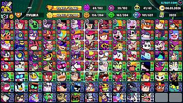Другие игры и приставки: Аккаунт Brawl Stars Легендарная лига - Путь к славе: 75 756 кубков — 1