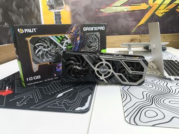 Видеокарты: Видеокарта, Б/у, Palit, GeForce RTX, 10 ГБ, Для ПК