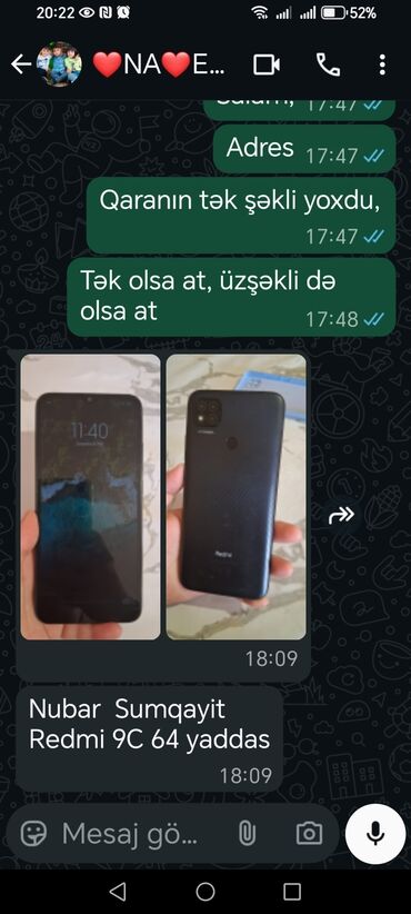 Redmi: Redmi 9C, 64 GB, rəng - Qara