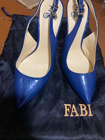 индиго: Туфли, 39.5, 40, Fabi, Б/у, цвет - Синий, Самовывоз, Платная доставка — 2