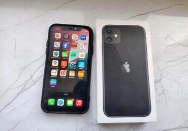 redmi note 1: IPhone 11, 128 GB, Midnight, Simsiz şarj, Face ID, Sənədlərlə