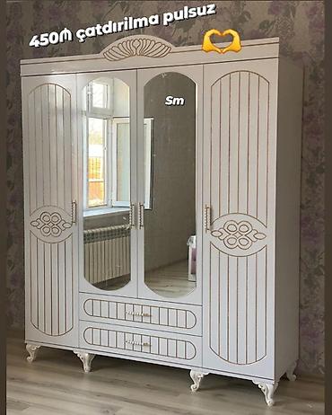 Digər dolablar: *4 Qapili Dolab şeher içi çatdırilma pulsuz qiymət 450azn* ✨ Ölçüs — 1