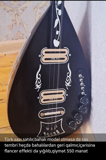 Gitaralar: Satılır,təzədi,əla səs tembrləri var,flancer effekti özündə var