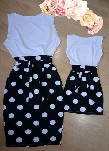 Haljine: Haljine za mame i devojcice - rade se u velicinama od 1 do 12, i za — 16