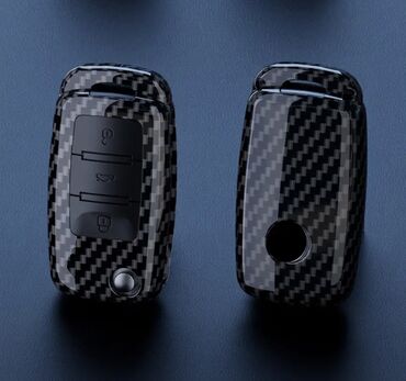 чехол для панел: Чехол для автомобильного ключа Карбон 5D, прочный из АБС-углеродного