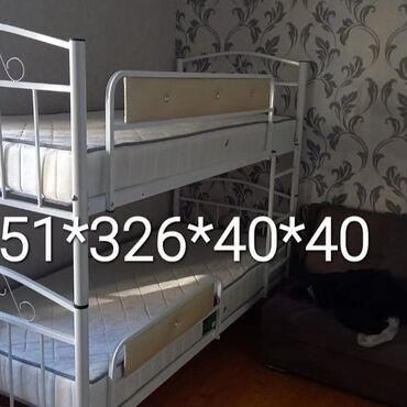 İkimərtəbəli uşaq çarpayıları: Oğlan üçün, Yeni, Çarpayı, Matras ilə, Dəmir — 9