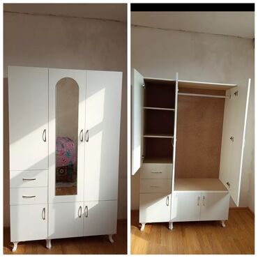 Dolablar: Yeni, Açılan, 3 qapılı Düz dolab, Qarderob, paltar dolabı, Türkiyə — 13