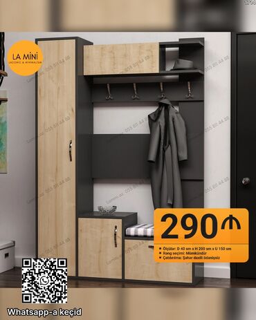 вешалки для одежды напольные оригинальные: Açılan, Düz dolab, Dəhliz dolabı