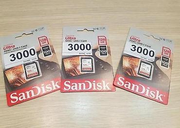 Memorijske kartice za kamere: SanDisk Ultra SDXC UHS-I memorijska kartica – 128 GB - Kapacitet: 128 — 3