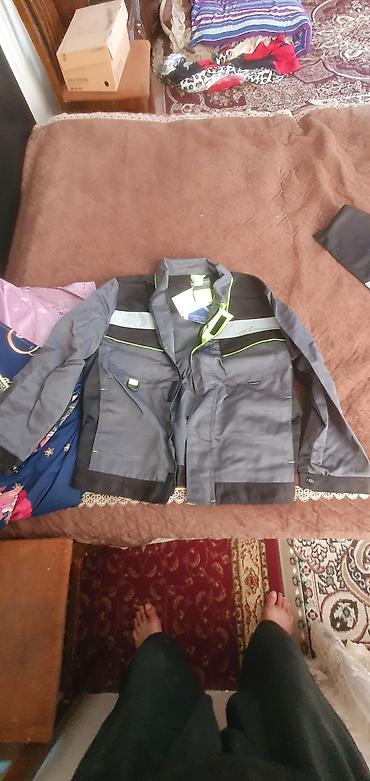 kişi cinsləri: Avangard markalı peşəkar iş geyimi dəsti - Dəst: gödəkcə + şalvar - — 2