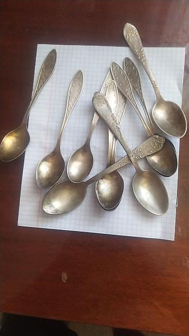 qab qaşıq: Məhsul: Kiçik metal çay qaşıqları dəsti Melchior qədim qaşıqlar — 4