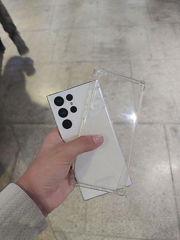 Samsung: Samsung Galaxy S22 Ultra, Б/у, 256 ГБ, цвет - Белый, 1 SIM, 2 SIM, eSIM — 1