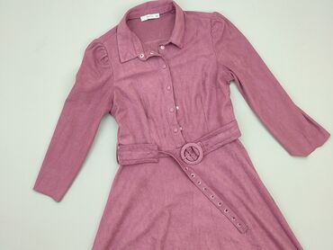 różowa sukienki hm: Dress, S (EU 36), Reserved, condition - Good