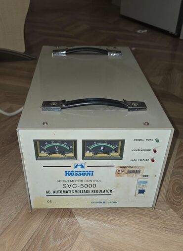 transformator satilir: Transformator HOSSONI SVC-5000 servo mühərrikli avtomatik gərginlik
