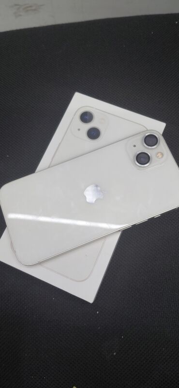 вайфай без проводов: IPhone 13, Б/у, 128 ГБ, Белый, Коробка, 81 %
