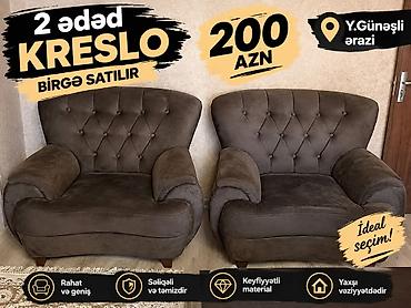 İşlənmiş, Kreslo, Çatdırılma yoxdur lalafo.az -da İşlənmiş, Kreslo, Çatdırılma yoxdur