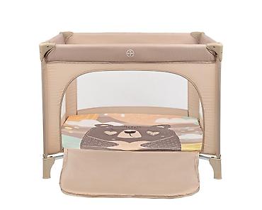 traktor za deca: KIKKA BOO Prenosiva ogradica sa zipom ENJOY Bear – beige (Šifra: KKB5) — 2