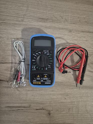 dm tapi: Digitalni multimetar ANENG AN8205C sa LCD ekranom i pozadinskim — 1