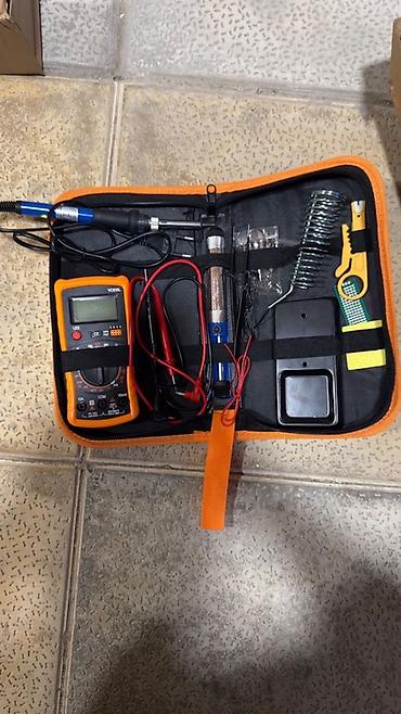 divar desen: Lehimləmə və elektronika üçün tam dəst – portativ çantada Dəstə — 1